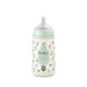 Biberon cu tetina flux mediu SX Pro Birdies, Menta, 3 luni+, 270 ml, Suavinex 786866
