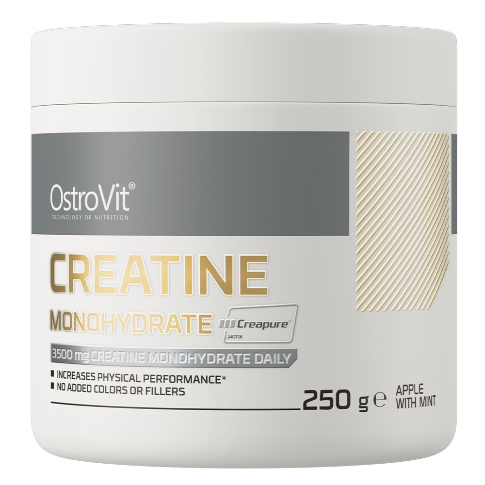 Creatina monohidrata Creapure, Mar si Menta, 250 g, Ostrovit