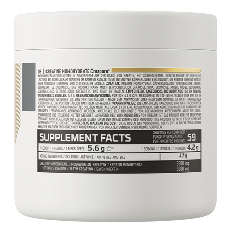 Creatina monohidrata Creapure, Mar si Menta, 250 g, Ostrovit 786960