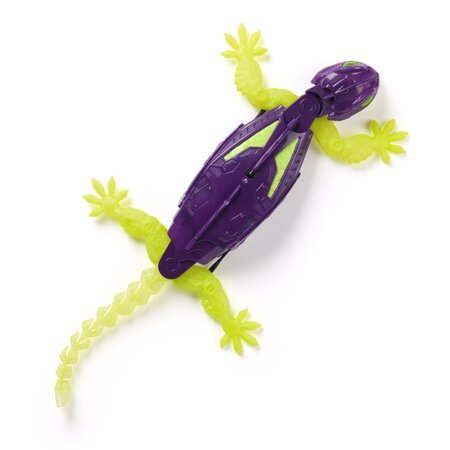 Soparla Cataratoare Gecko Mov cu telecomanda, 4 ani+, Hex Bots 786965