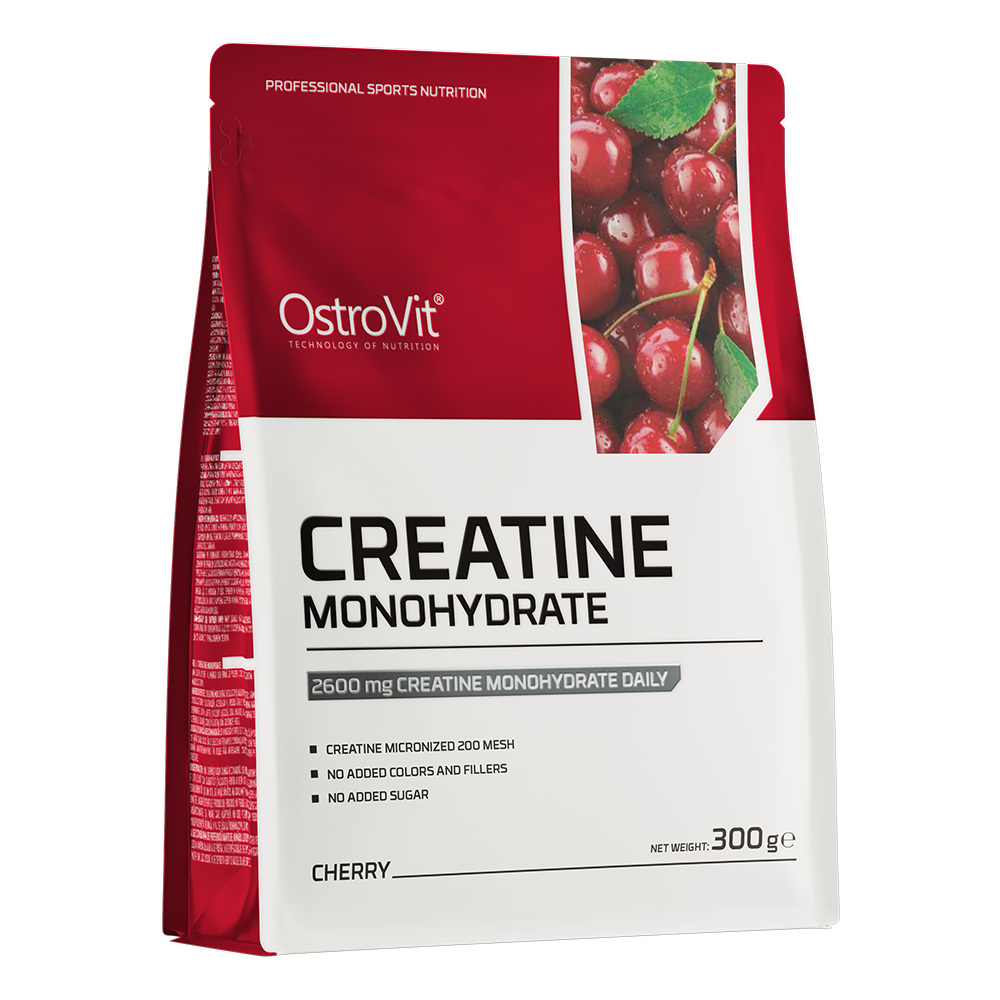 Creatina monohidrata, Cherry, 300 g, Ostrovit