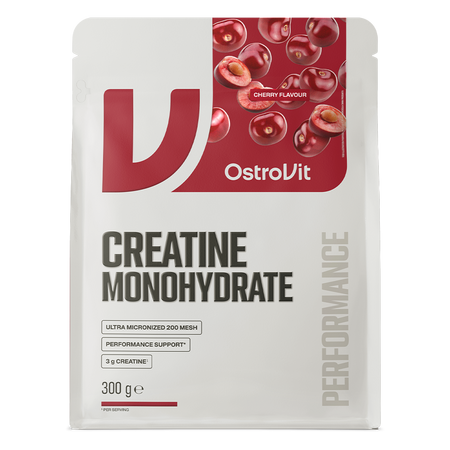 Creatina monohidrata, Cherry, 300 g, Ostrovit 808339