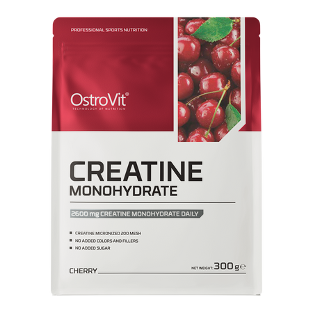 Creatina monohidrata, Cherry, 300 g, Ostrovit 787004