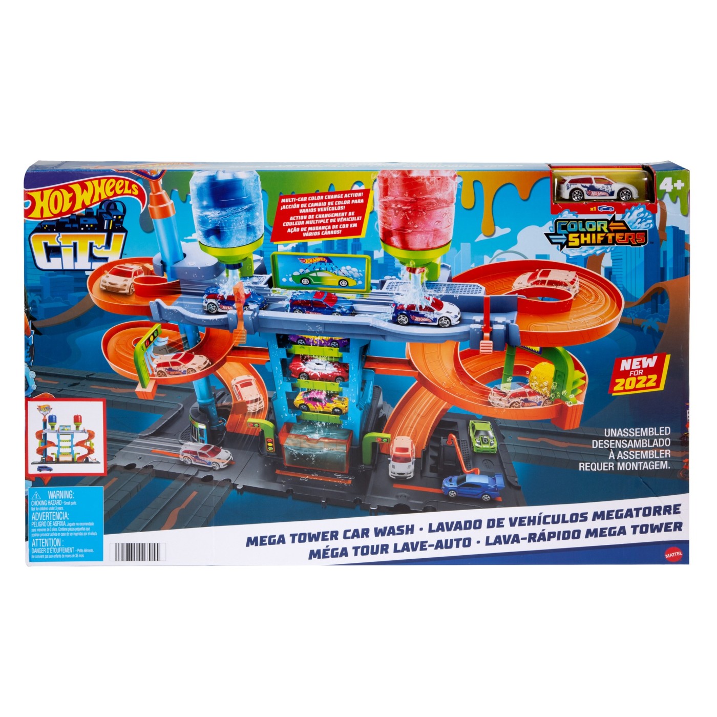 Mega Spalatoria, 4 ani+, Hot Wheels