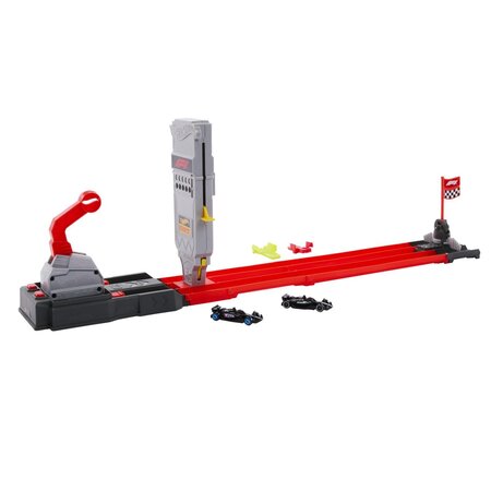 Circuit de curse Grid Start Formula 1 cu 2 masinute incluse, 3 ani+, Hot Wheels 787012