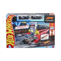Circuit de curse Grid Start Formula 1 cu 2 masinute incluse, 3 ani+, Hot Wheels