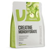 Creatina monohidrata, Green Apple, 300 g, Ostrovit