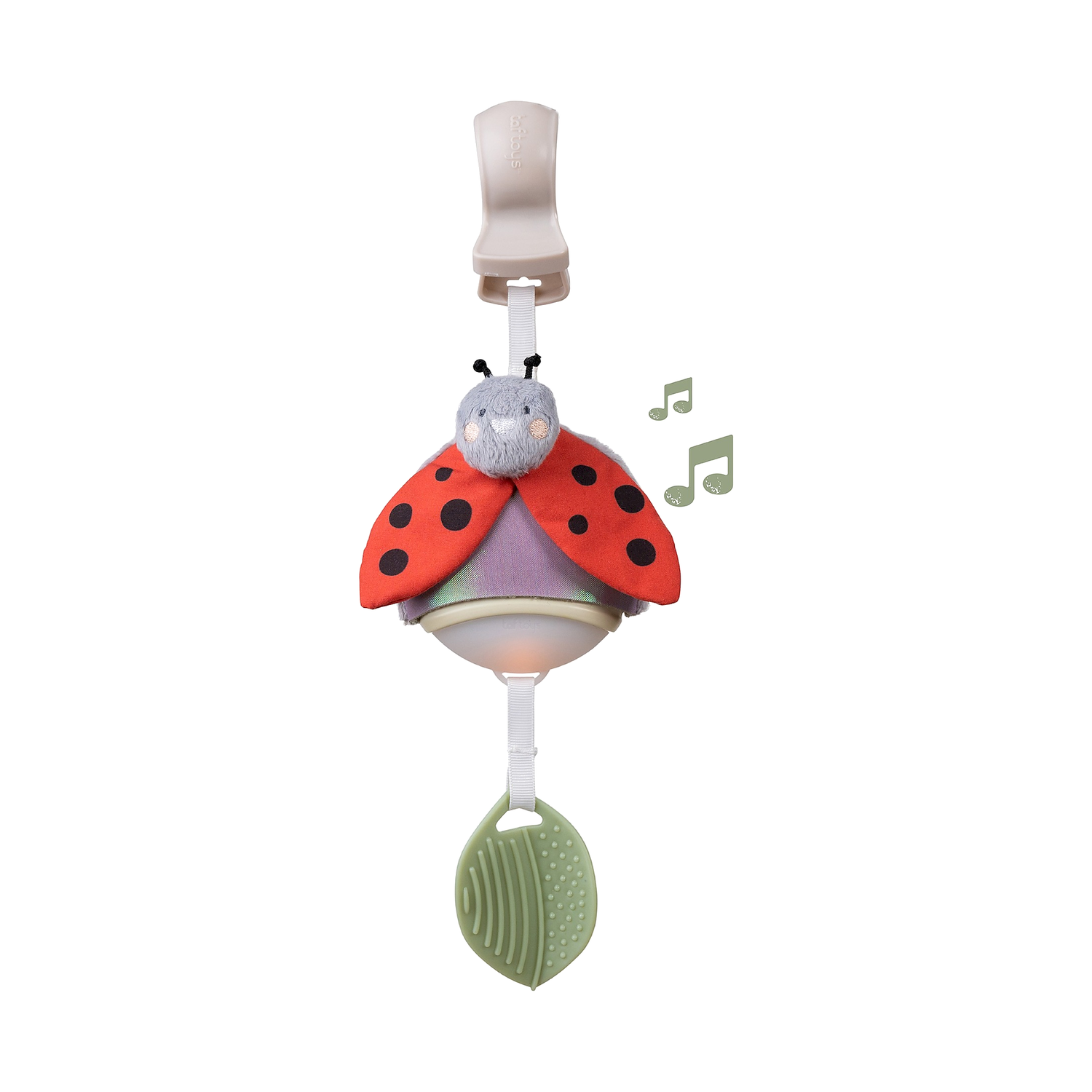 Jucarie muzicala pentru landou sau carucior, Ladybug, 0 luni+, Taf Toys