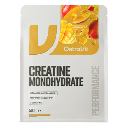 Creatina monohidrata, Mango, 500 g, Ostrovit 808346
