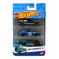 Set 3 masini, Diverse Modele, 3 ani+, Hot Wheels