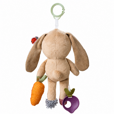 Jucarie cu inel gingival, Jenny the Rabbit, 0 luni+, Taf Toys 787168