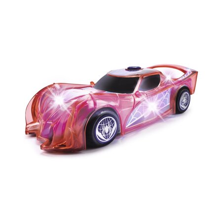 Masinuta Light Hero cu sunete si lumini, 1:32, Spider-Man, 3 ani+, Jada Marvel 787126