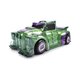 Masinuta Light Hero cu sunete si lumini, 1:32, Hulk, 3 ani+, Jada Marvel 787131