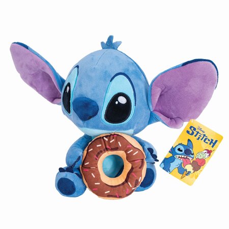 Jucarie de plus Stitch cu gogoasa, 25 cm, Disney 787188