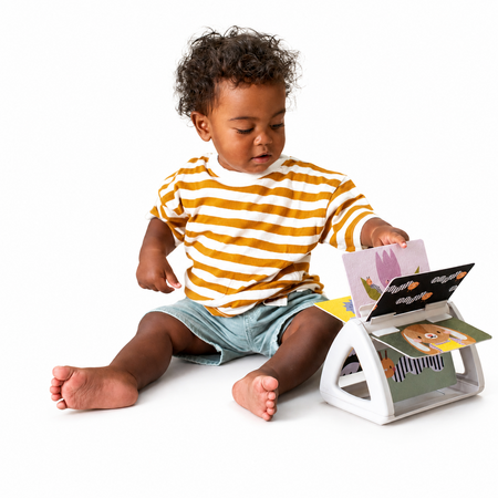 Jucarie tip carte care se roteste, Urban Garden, 0 luni+, Taf Toys 787220