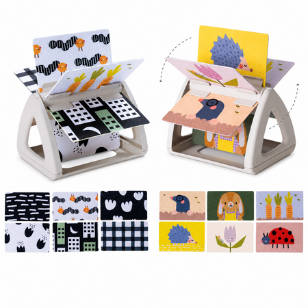 Jucarie tip carte care se roteste, Urban Garden, 0 luni+, Taf Toys 787222