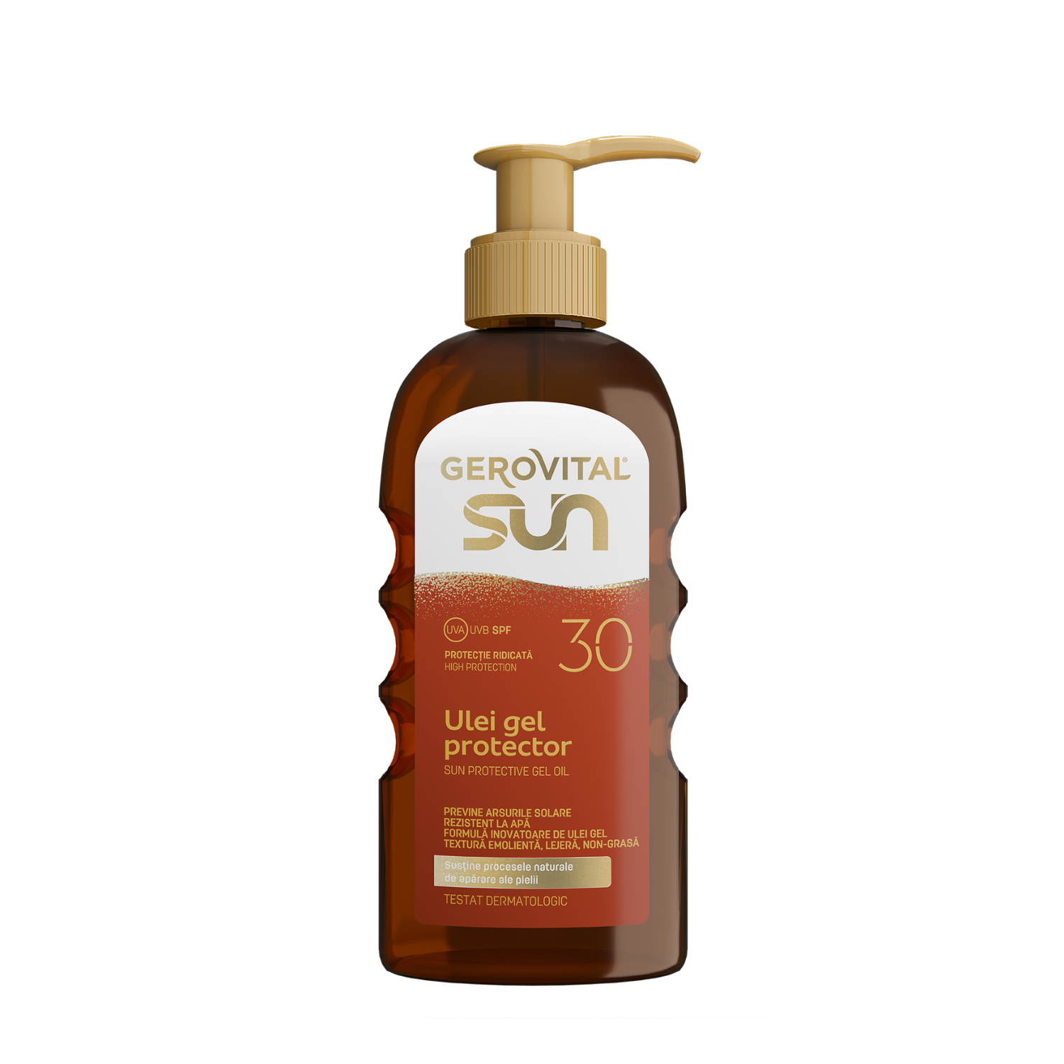Ulei gel protector Sun, SPF 30, 150 ml, Gerovital