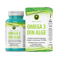 Omega 3 din alge, 60 capsule, Hypericum