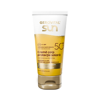 Crema de corp cu protectie solara Sun, SPF 50+, 150 ml, Gerovital