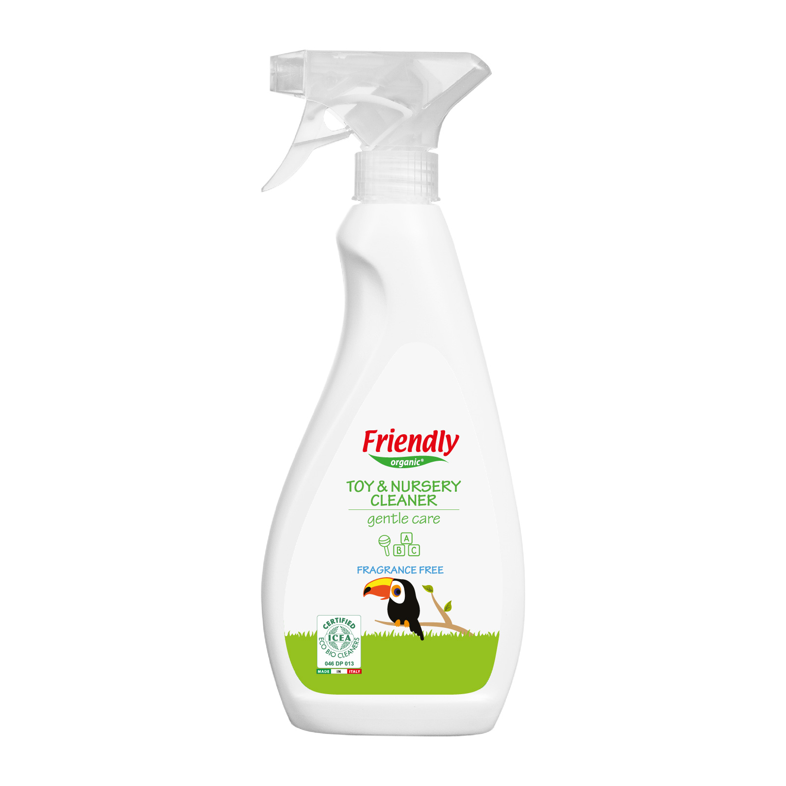 Detergent Spray pentru jucarii si suprafete, 500 ml, Friendly Organic