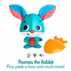 Jucarie Interactiva Wonder Buddies, Thomas The Rabbit, 12 - 36 luni, Tiny Love 787503