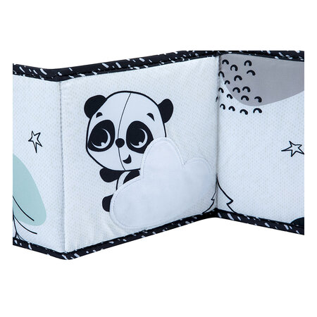 Jucarie tip Carte cu doua fete, Black & White Decor, 0 - 12 luni, Tiny Love 787567