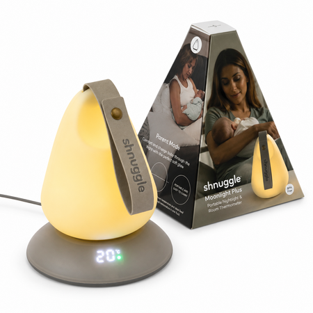 Lampa portabila cu termometru de camera incorporat, Moonlight Plus, 0 luni+, Shnuggle 787690