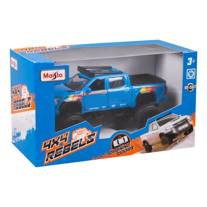 Masinuta metalica Fresh Metal 4X4 Rebels, 11.4 cm, Diverse Modele, +3 ani, 1 bucata, Maisto