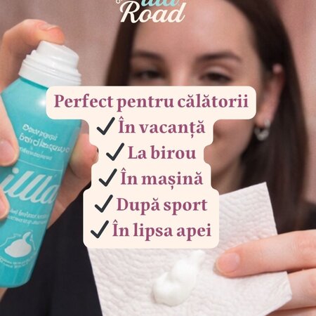 Spuma pentru curatare intima fara clatire, 100 ml, Illa 787724