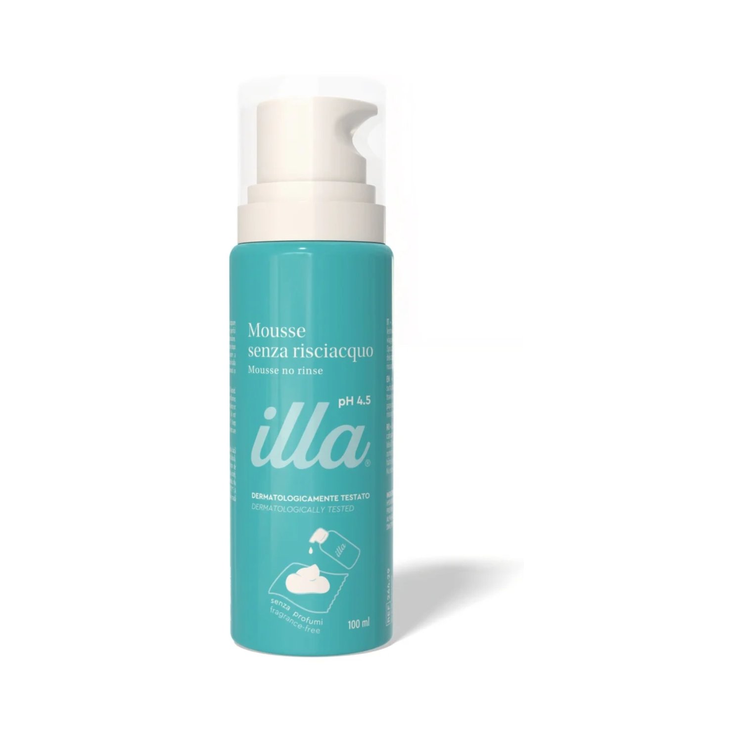 Spuma pentru curatare intima fara clatire, 100 ml, Illa