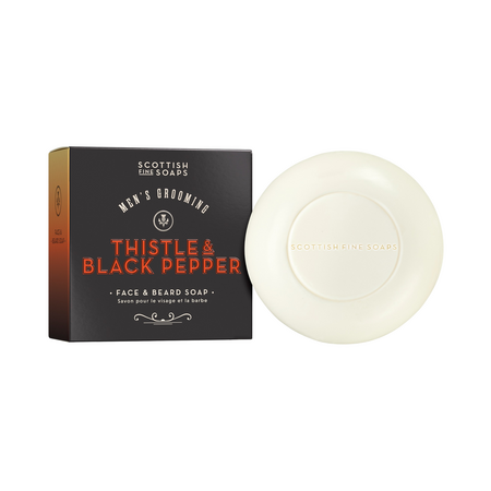 Sapun solid pentru Fata si Barba Thistle & Pepper, 100 g, Scottish Fine Soaps
