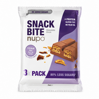Snack Bite Napolitane invelite in ciocolata, Chocolate Break, 64.5 g, Nupo