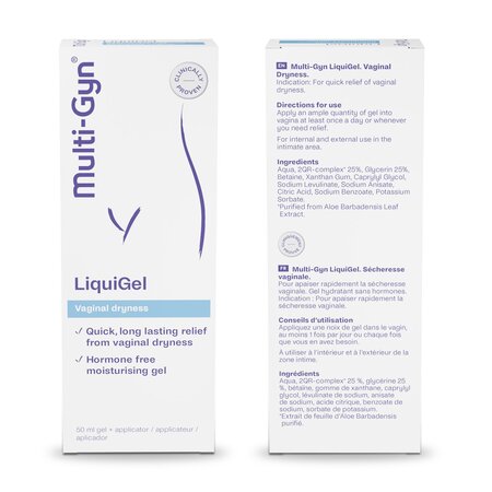 Gel pentru prevenirea si tratarea uscaciunii vaginale Liquigel Multi-Gyn, 50 ml, Bioclin 787882