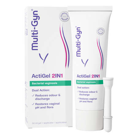 Gel pentru tratarea si ameliorarea vaginozei Multi-Gyn, Actigel 2 in 1, 50 ml, Bioclin 787903