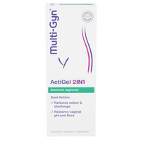 Gel pentru tratarea si ameliorarea vaginozei Multi-Gyn, Actigel 2 in 1, 50 ml, Bioclin