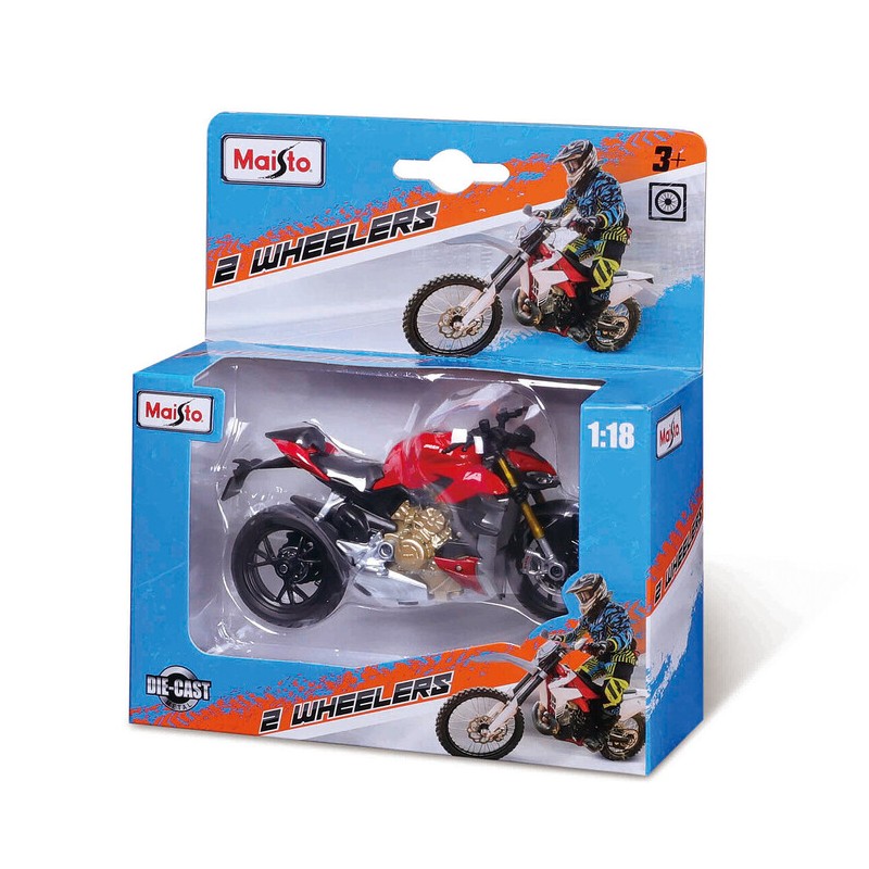 Motocicleta metalica, Scara 1:18, Diverse Modele, +3 ani, 1 bucata, Maisto