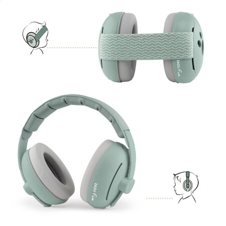 Casti Antifonice pentru Copii, Sage, Earmuffs, 0-48 luni, 1 bucata, Zazu Kids 787991