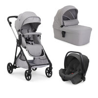 Carucior 3 in 1 Seety cu scaun auto Kory Plus I-Size 87146, Cloud, 0 luni+, Chicco