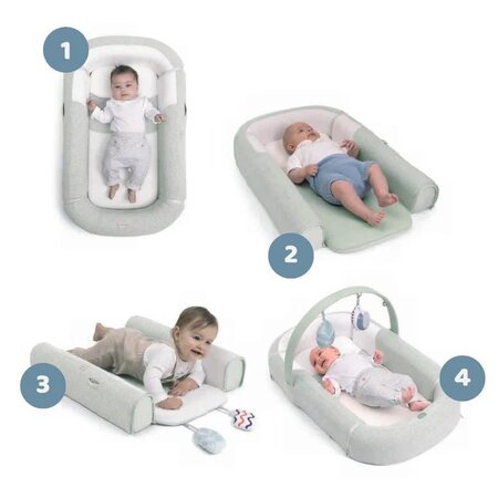 Babynest multifunctional 4 in 1 Mommy Pod, Olive, 0 luni+, Chicco 788138