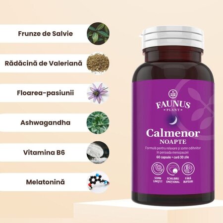 Calmenor Noapte, 60 capsule, Faunus 788057
