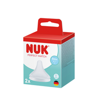 Set Tetina din silicon Perfect Match, Flux S, 0 luni+, 2 bucati, Nuk