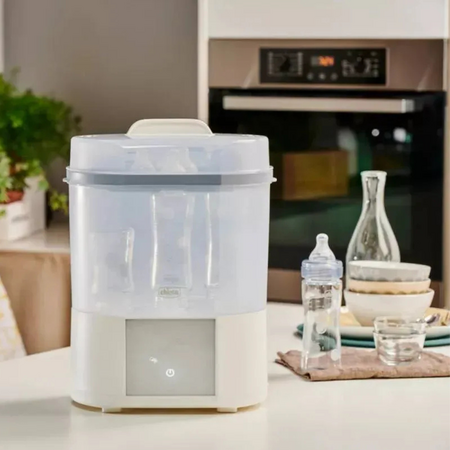 Sterilizator electric digital cu functie de uscare, 0 luni+, Chicco 788254