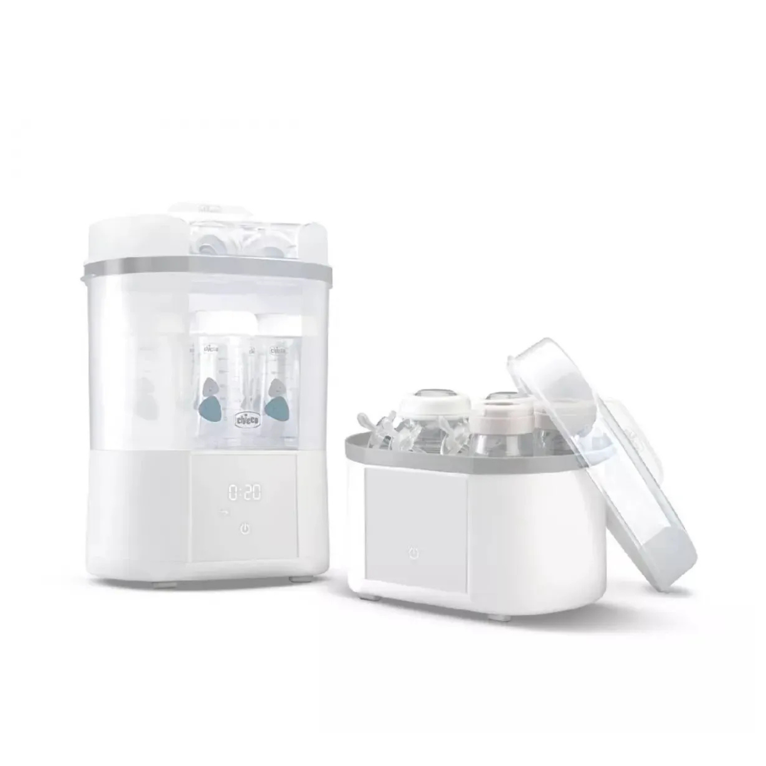 Sterilizator electric digital cu functie de uscare, 0 luni+, Chicco
