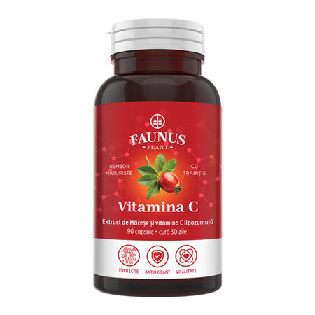 Vitamina C Lipozomala, 90 capsule, Faunus 788124