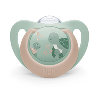 Suzeta din silicon First Choice, Broasca Testoasa, 18-36 luni, 1 bucata, Nuk