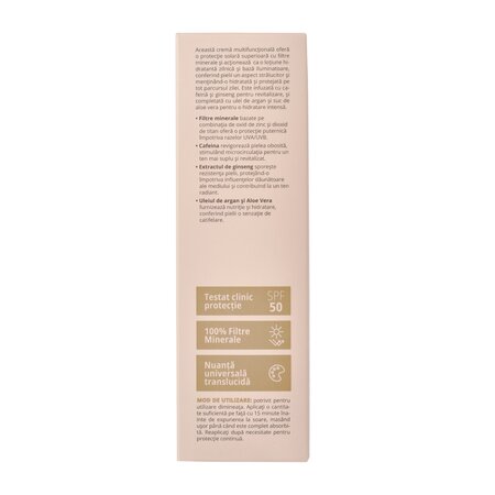 Crema pentru fata cu protectie minerala SPF 50 Perfect Glow, 50 ml, Viorica 788175