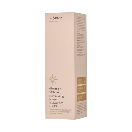 Crema pentru fata cu protectie minerala SPF 50 Perfect Glow, 50 ml, Viorica 788173