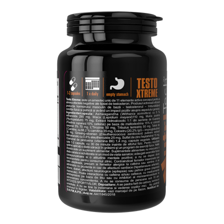 Testo Xtreme, 60 capsule, NutriTech 788196