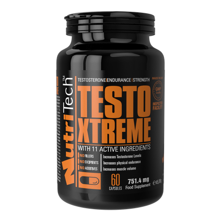 Testo Xtreme, 60 capsule, Nutritech