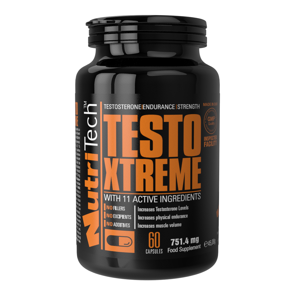 Testo Xtreme, 60 capsule, NutriTech